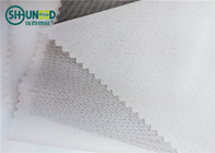 Warp Knittingv Woven Interlining 100% Polyester PA Double Dot Adhesive