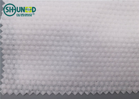 Pearl Pattern Spunlace Nonwoven Fabric Polyester / Viscose Cross Lapping