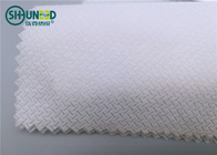 T Pattern Fusible Interlining Long Fiber Spunbond Non Woven Fabric Rolls For Garment Shoes Industry