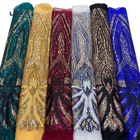 Sustainable Cotton Polyester Dry Jacquard Laces For Party Wedding Dress