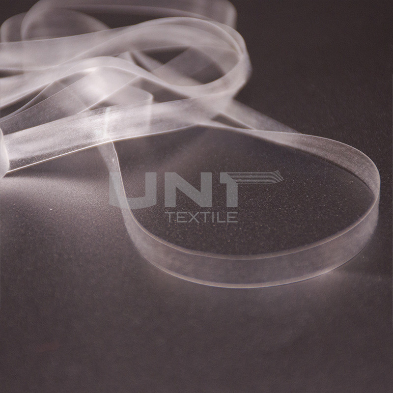 100% Rubber Transparent Elastic TPU Mobilon Tape For Swimwear Underwear
