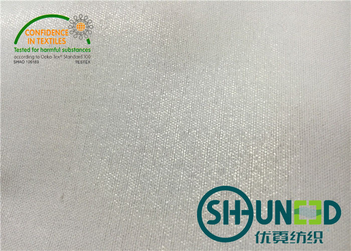 Natural Soft Shirt Interlining 100% Polyester Shringkage Resistant
