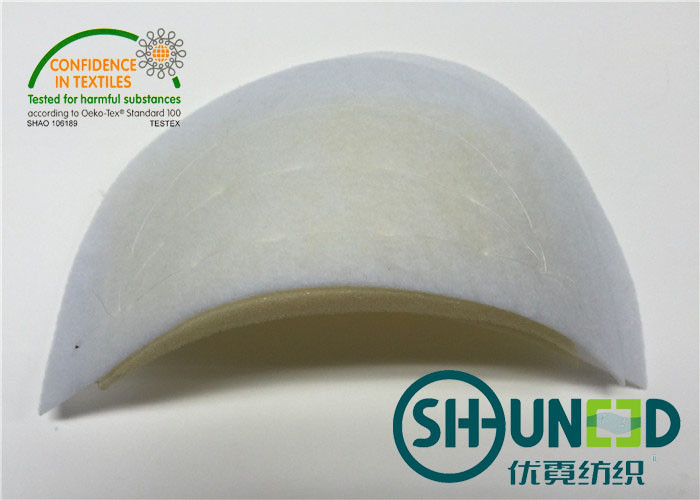 Men's Suit Foam Sewing Shoulder Pads White For Apparel Industry