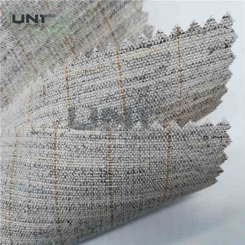 190gsm Cotton Canvas Fabric Horse Hair Interlining For Garment Suit