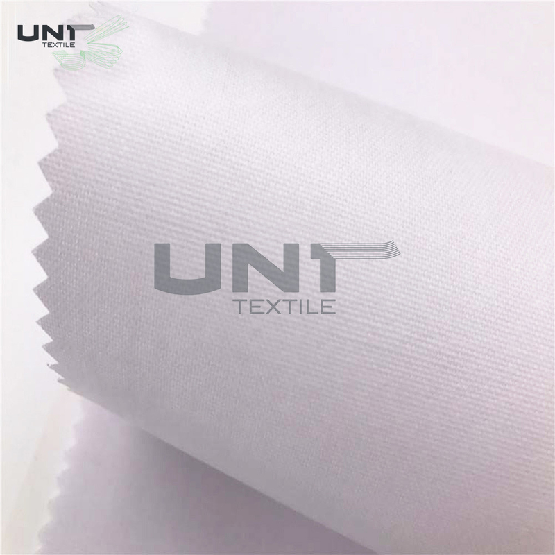 Adhesive Shrink Resistant Fusible Interlining Fabric Woven 112cm