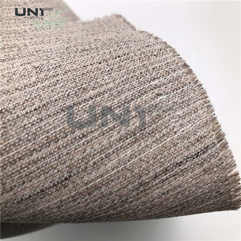Cotton Polyester Woven Fusible Interlining Stiff Elastic