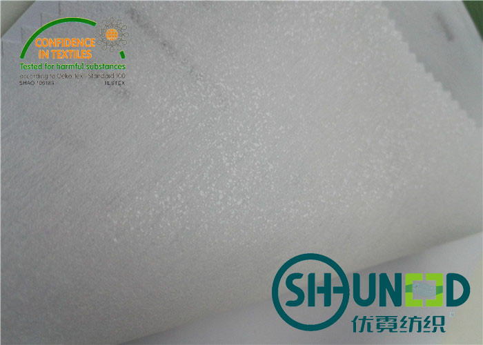Chemical Bonded Interlining Non Woven Fabric With Scatter Coating 1025SF