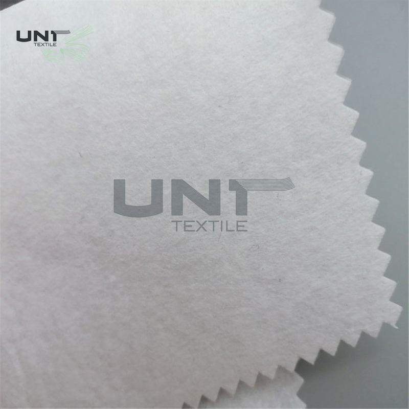Soft Chemical Bond Nonwoven Embroidery Backing Fabric Fusible For Garment