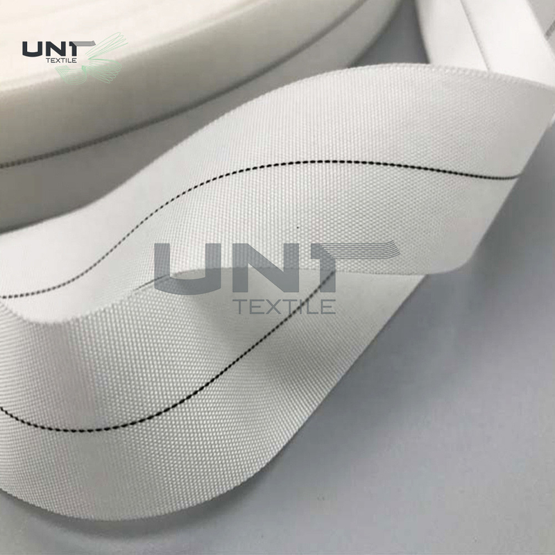 White Woven Garments Accessories Nylon Wrapping Tape With Coating