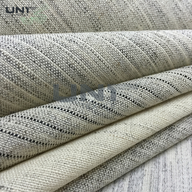 canvas hair interlining cloth for high level men's suits , jacket , uniform