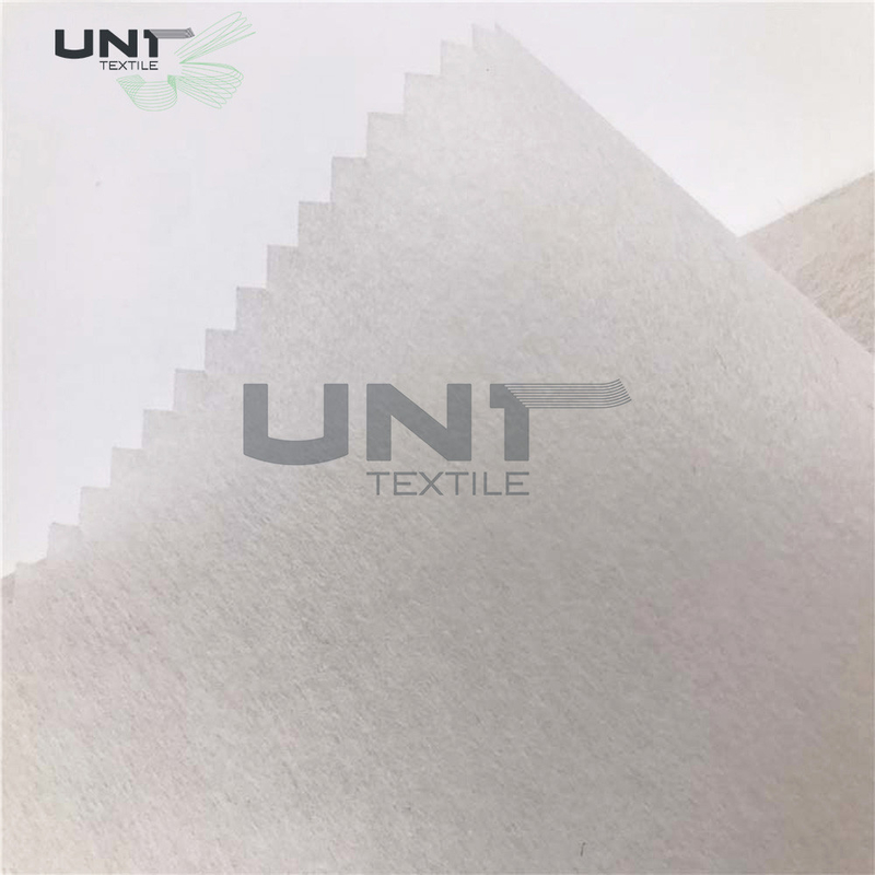 Chinese Cost-effective Shrink-resistant for Garment 100% polyester Chemical Bond Nonwoven Interlining fabric