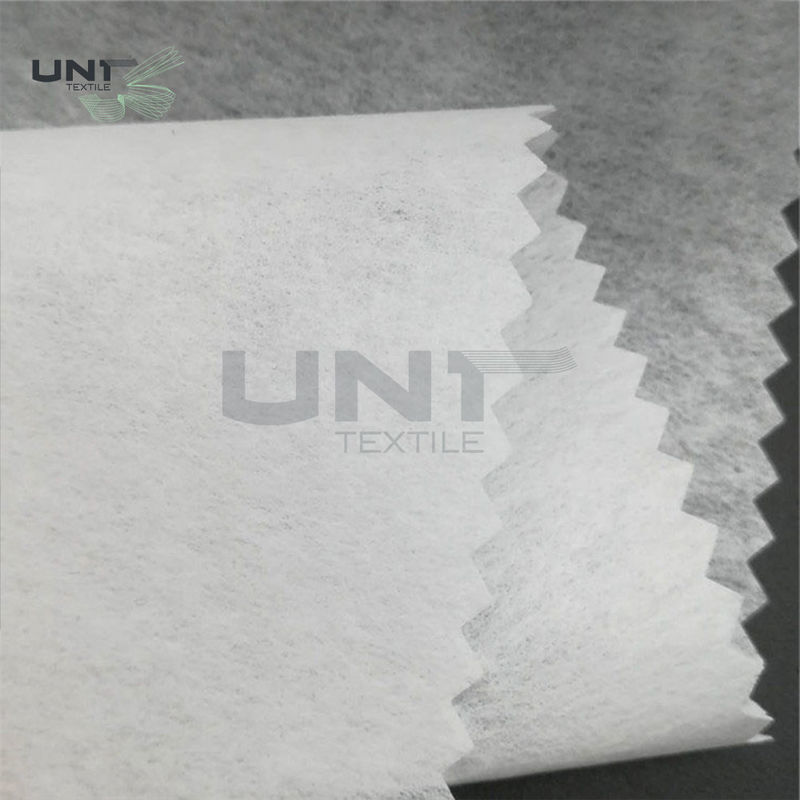 High Elastic Non Woven Fabric 100 PU Fusible Interlining Rolls For Disposable Gloves Furniture