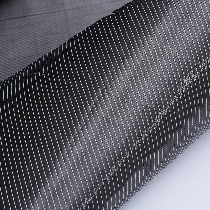 12k 200g 0.35mm Biaxial carbon fiber fabric roll Carbon cloth for
