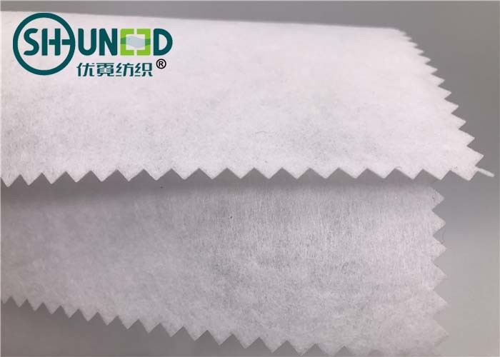 100% Polyester Cut Away Embroidery Backing Fabric For Garment SGS Approval