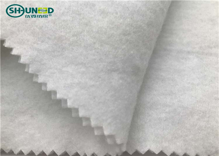 100% Polyester Felt Fabric / Insulation Needle Punched Geotextile For Garment