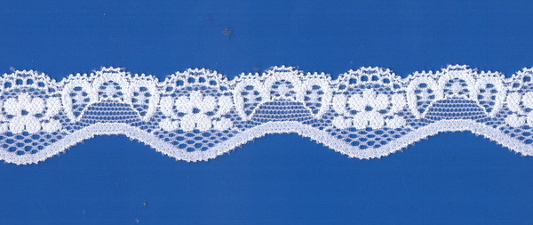 Embroidery Trimming White Cotton Lace For Underwear Bra