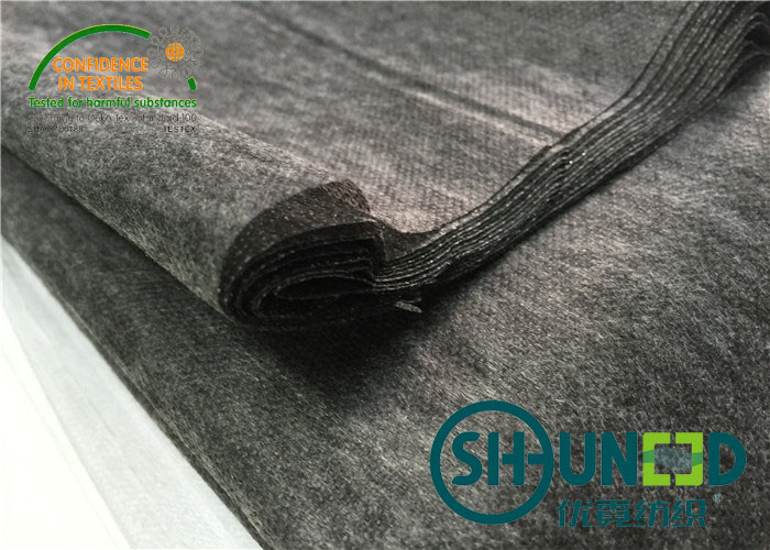 Pa Coating PA Coating Non Woven Interlining Black For Men And Women ' s Clothes