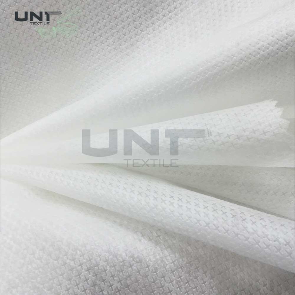 100% Nylon Non Woven Interlining Long Fiber Spunbond Rolls 50gsm ...