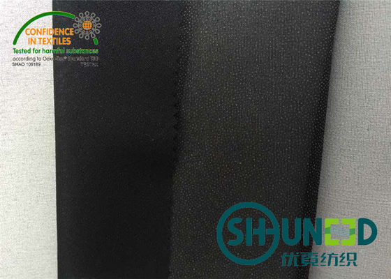 Weft Interlining Water Jet Bonded Interlining , Bump Interlining With Big Stretch In ...