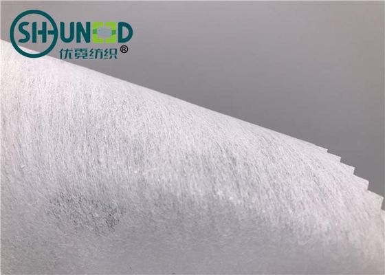 Polyester Cuttable Fusible Embroidery Backing Fabric 100% Polyester Cuttable With LDPE Coating