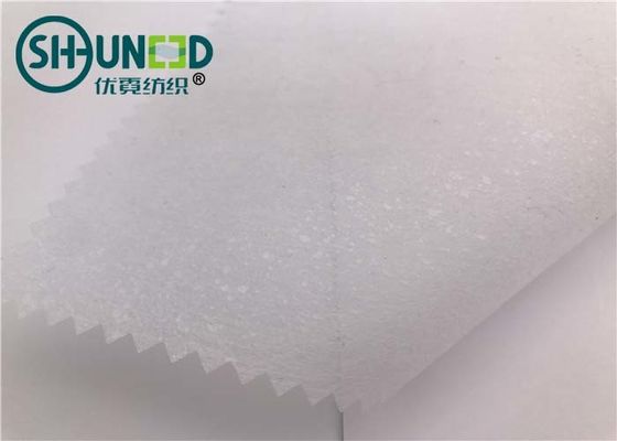 Polyester Cuttable Fusible Embroidery Backing Fabric 100% Polyester Cuttable With LDPE Coating