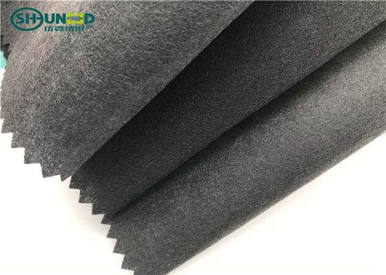 Medium Weight Embroidery Backing Fabric Black Cut Away For Garment