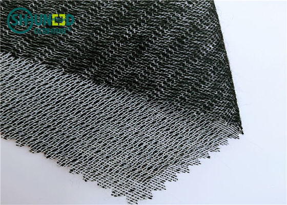 Weft Interlining PES Woven Fusible Interlining Weft Knit Insert 50gsm Napping ...