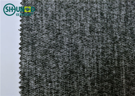 Weft Interlining PES Woven Fusible Interlining Weft Knit Insert 50gsm Napping ...